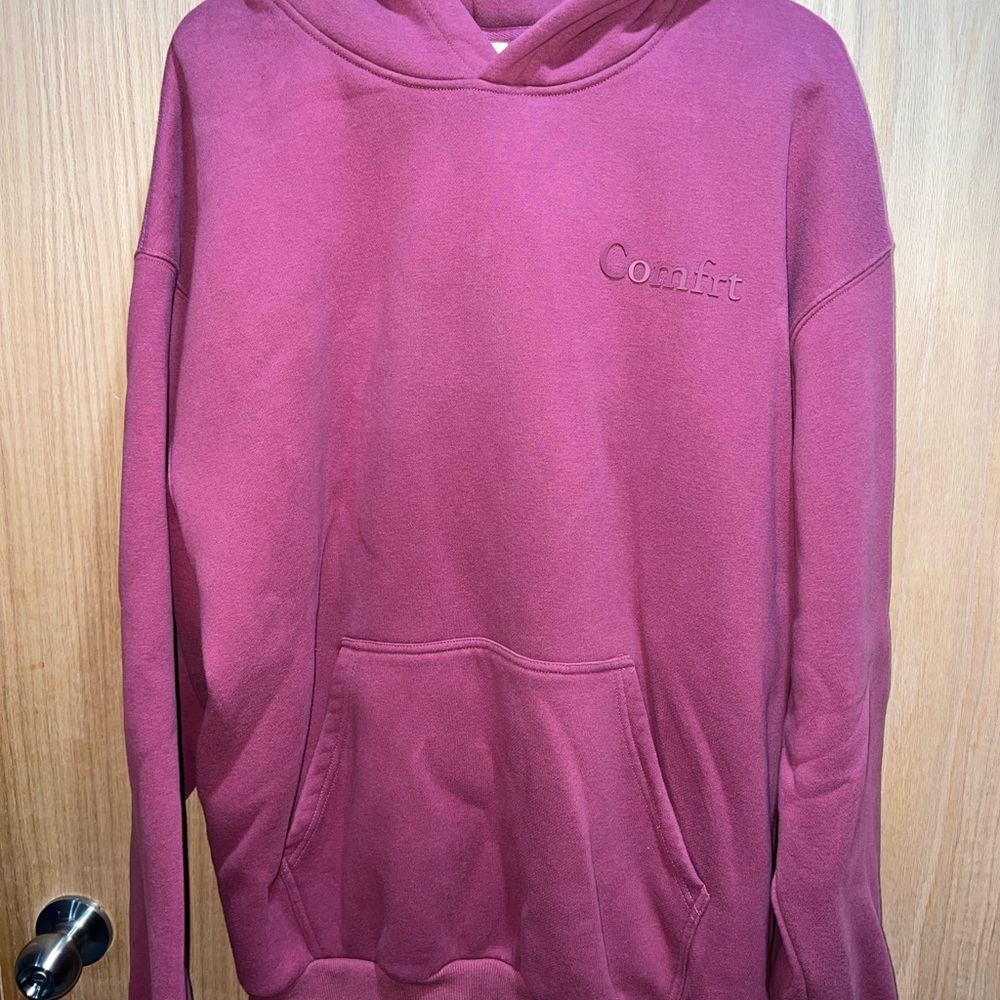 Comfrt Burgundy Hoodie
